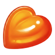 Corazón naranja